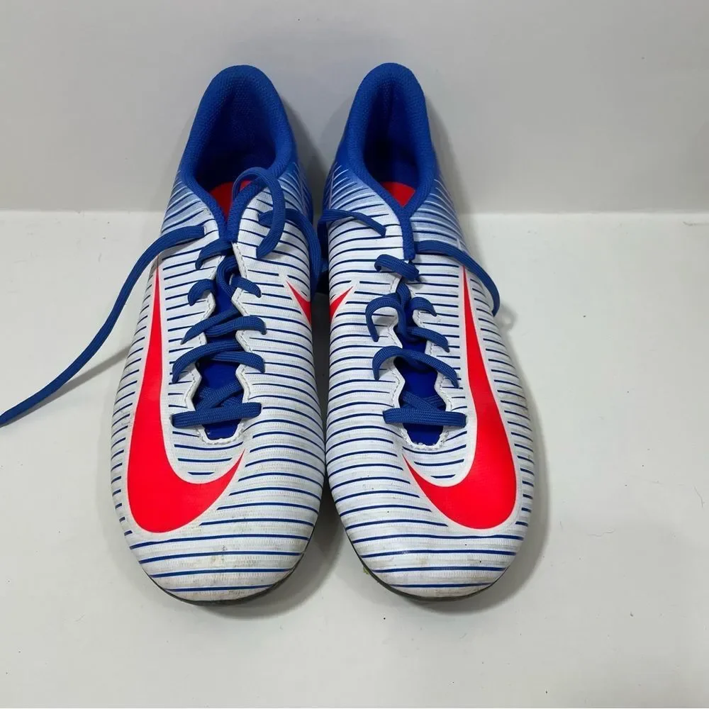 Nike Mercurial Blue & Red Soccer Cleats